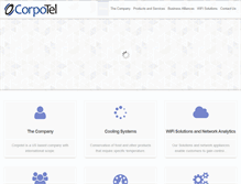 Tablet Screenshot of corpotel.com